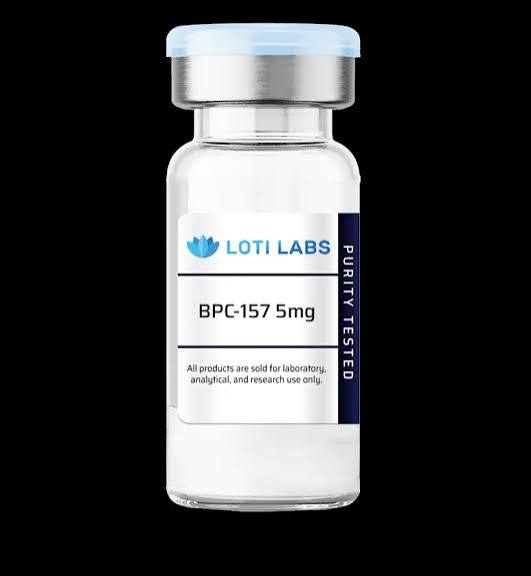 Loti Labs BPC-157 5mg vial label close-up